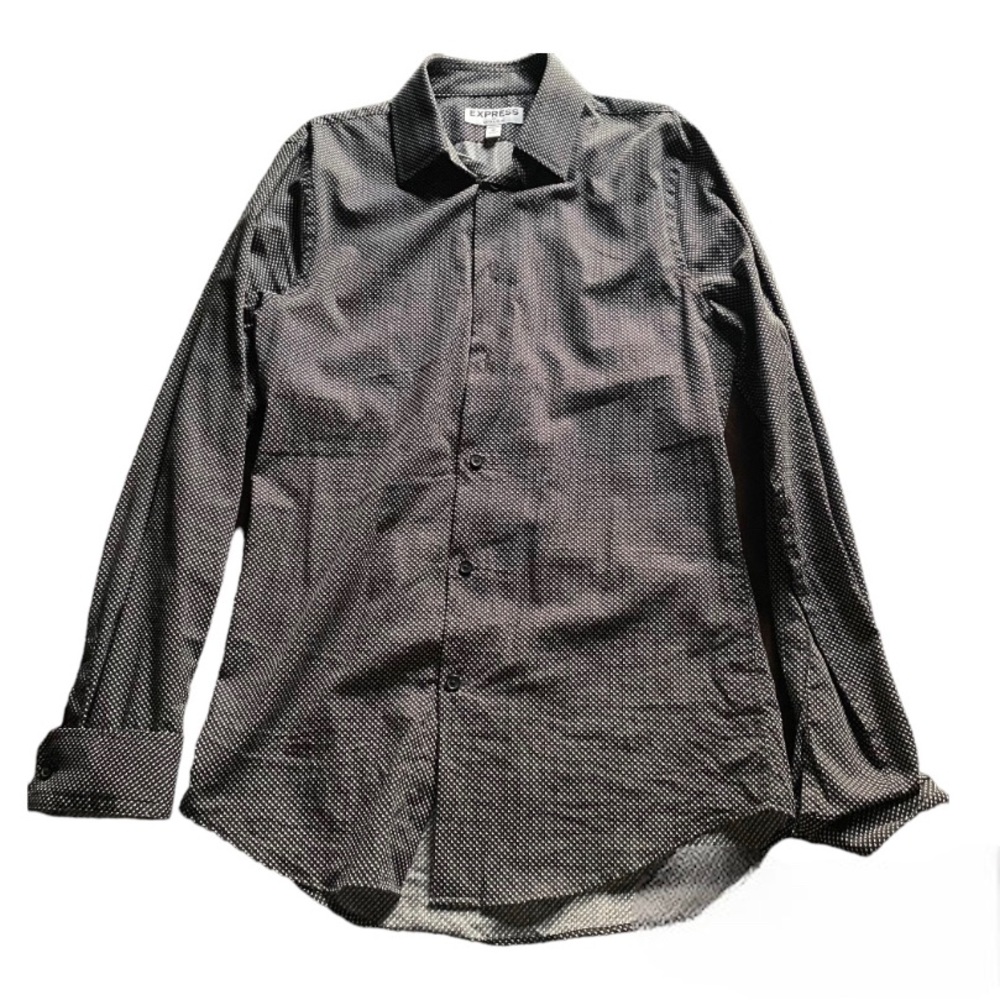 Black and white Express dress shirt size Xs